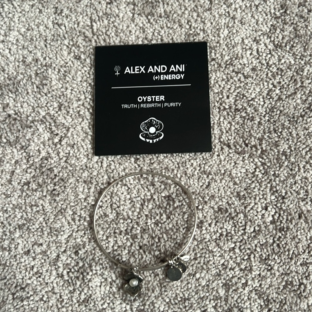 Oyster Alex and Ani Silver Bracelet